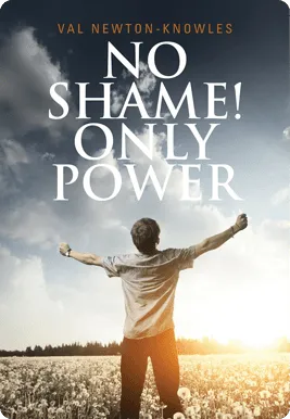 Book cover: No Shame! Only Power by Val Newton-Knowles